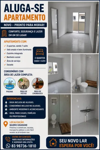 Apartamento no bairro de Gramame