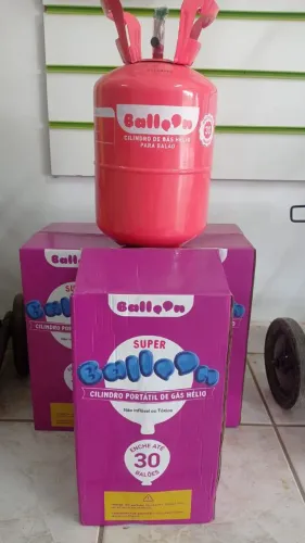 Gás Hélio portátil para festa 30 balões