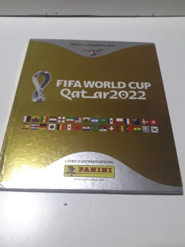 Álbum Capa Dura Ouro Copa 2022 Falha 1ª Pagina Leia Descrição