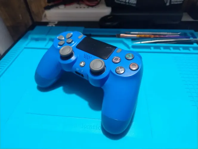 Controle PS4 revisado + garantia de 30 dias | bateria, analógicos, membranas e molas novas