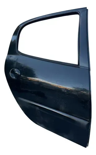 Porta Traseira Direita Peugeot 206 207 2001 - 2012 Traseira Direita Preto
