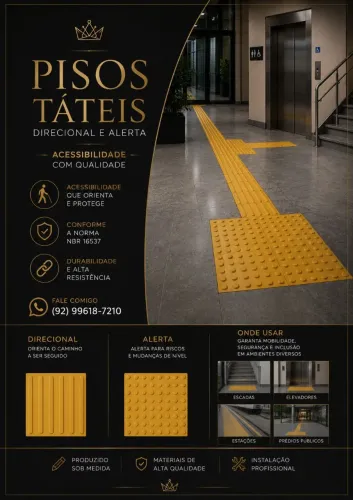 Piso tátil 
