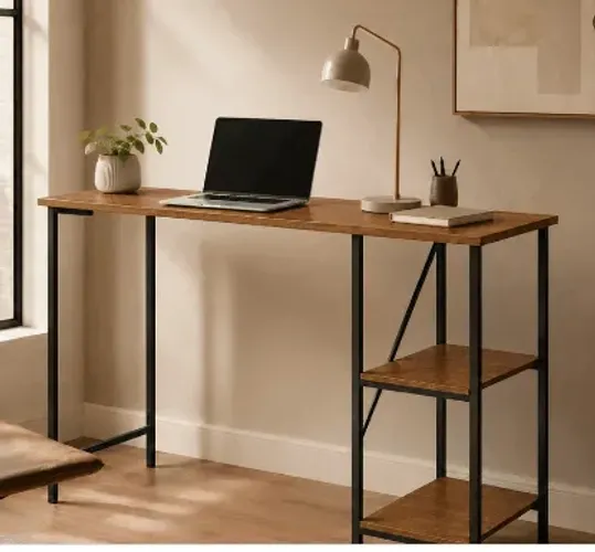 Mesa de Escritório Office Estudo Estilo Industrial Nova Na Embalagem