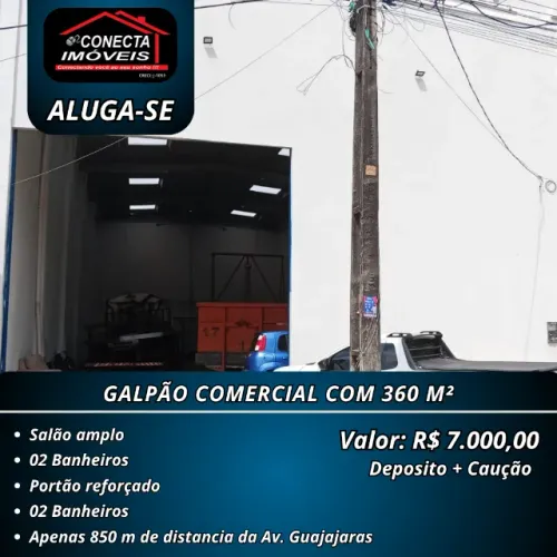 Alugo Galpão no Jardim São Cristovão com 360m²