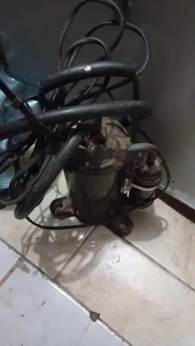 Compressor de ar condicionado para encher pneu de carro bicicleta