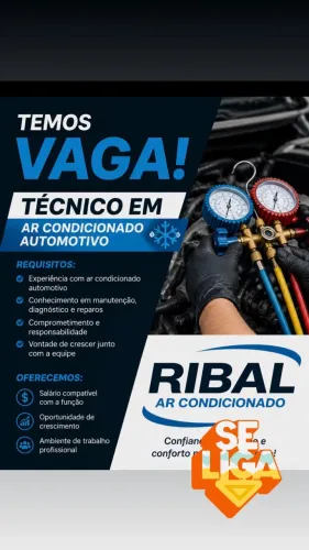 Vaga para técnico em ar condicionado automotivo