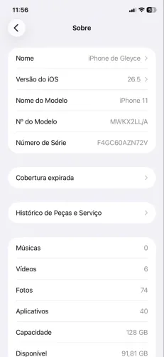 iPhone 11 128 giga