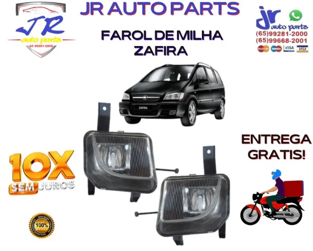 Par Farol de Milha Auxiliar Zafira 2005 2006 2007 2008 2009 2010 2011 2012