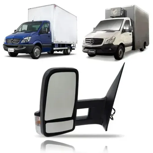 Par Retrovisor Mercedes Benz Sprinter 2013 à 2019 - Preto - Metagal