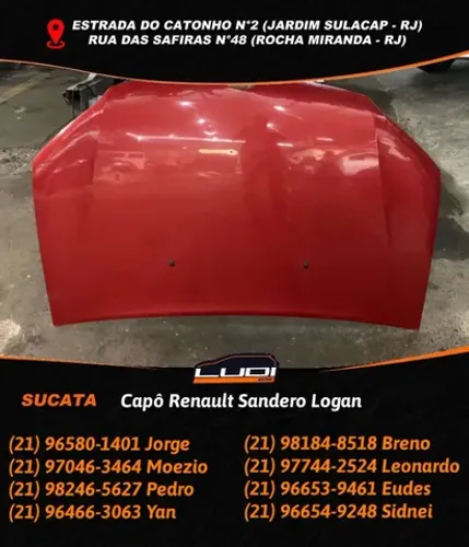 Capô Renault Sandero Logan