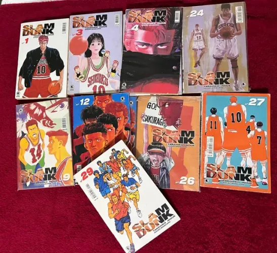 Slam dunk mangá todos da foto