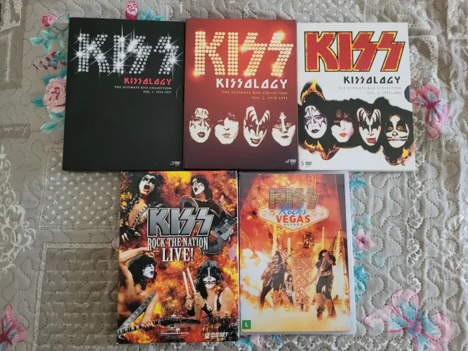 Coleção de DVDs do Kiss