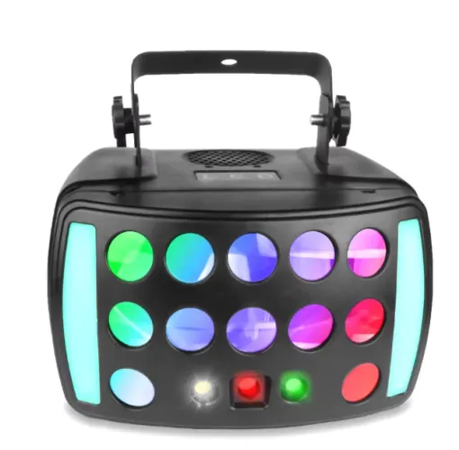 Multi Efeito Globo Led Rgbw Moving Strobo Laser Dmx 3 Efeito