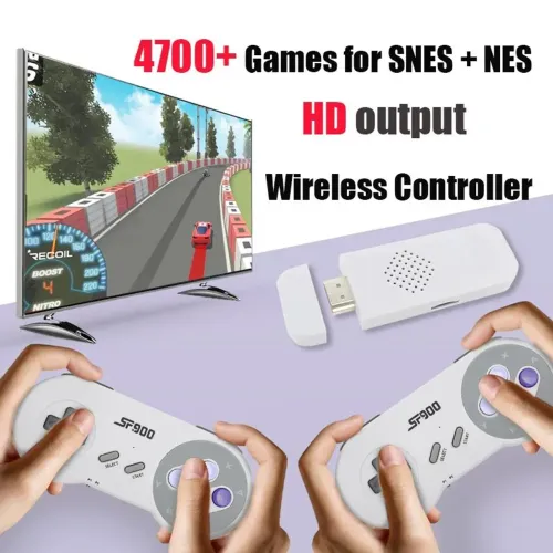Aparelho video game 4k retrô com jogos estilo pendrive