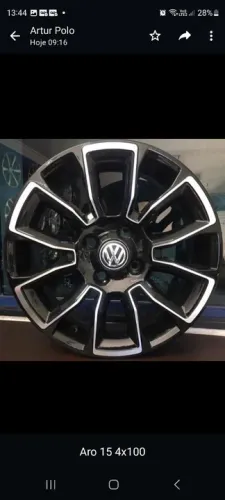 Rodas Saveiro Cross aro15 novas em até 10x de R$256,00 no cartão de crédito