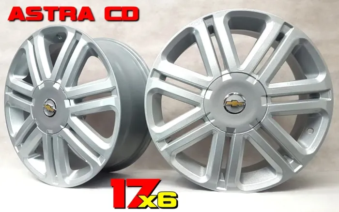 Roda aro 17 Chevrolet astra Cd prata 4x100 tala 6 jogo novo