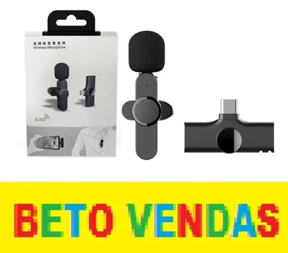 Microfone Sem Fio Para Ios E Android