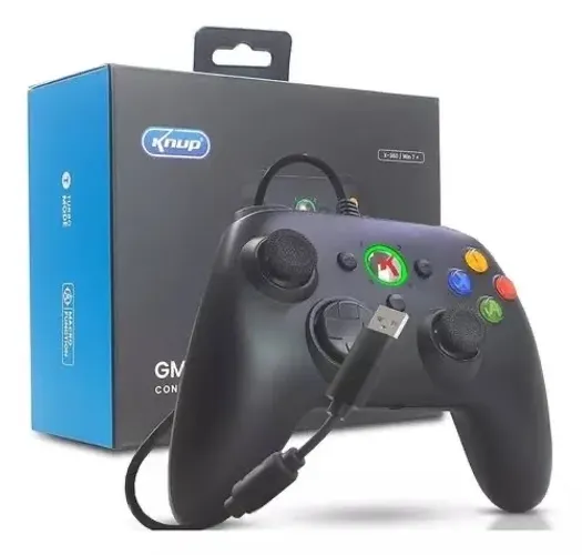 Controle Joystick Para Xbox 360 e PC Com Fio USB - Knup em São Luís ma