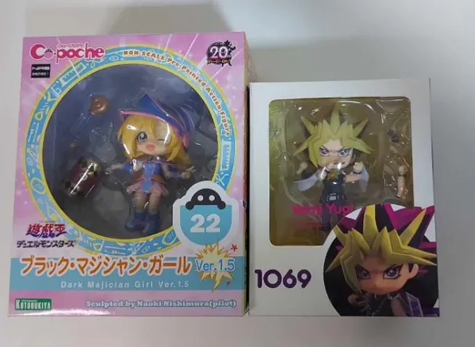 Dark Magician Girl Kotobukiya + Yugi Nendo Leia