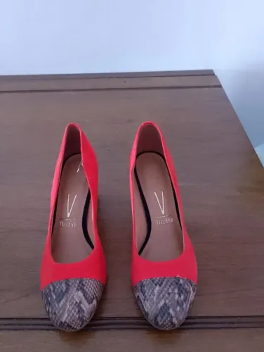 Sapatos coral de Salto - Tamanho 39 SEM USO 