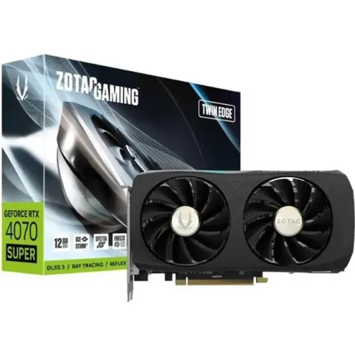 Placa de Vídeo Zotac GeForce RTX4070 Super Twin Edge 12GB Gddr6X PCI-Express