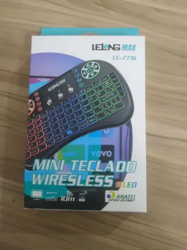 Controle TV, TV box, computador com led 