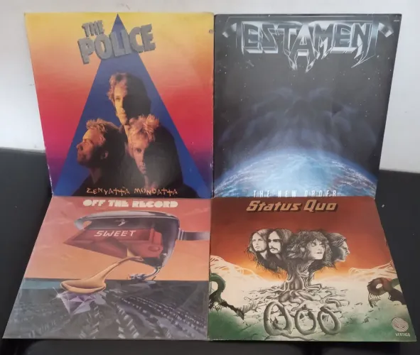 Lps De Rock Pop Metal Valores Na Descrição 