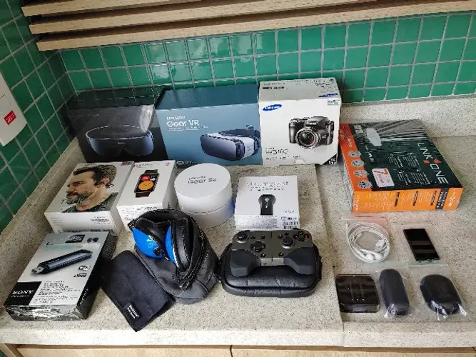 Gadgets Huawei, Samsung, Sony, Apple, Shaks, Skullcandy, Aftershokz, Google e etc.