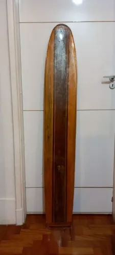 Shape longboard classique em madeira maciça 