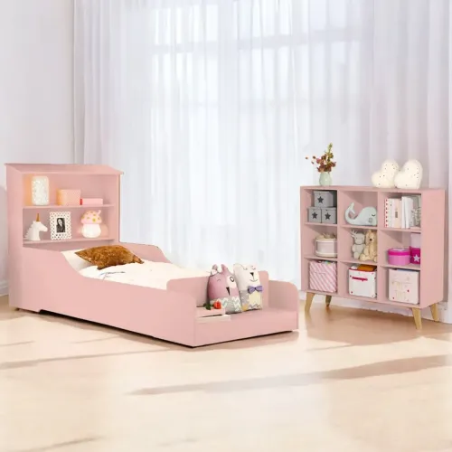 Cama Juvenil Liz + Organizador Ceci Rosé- Produto Novo