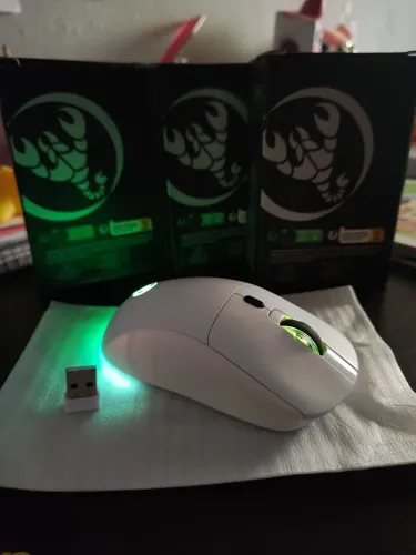 Mouse Gamer Sem Fio - Design Ergonômico e Iluminação RGB