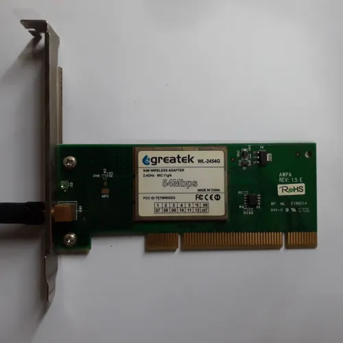 Placa Adaptadora Wireless Greatek WL-2454G 54Mbps