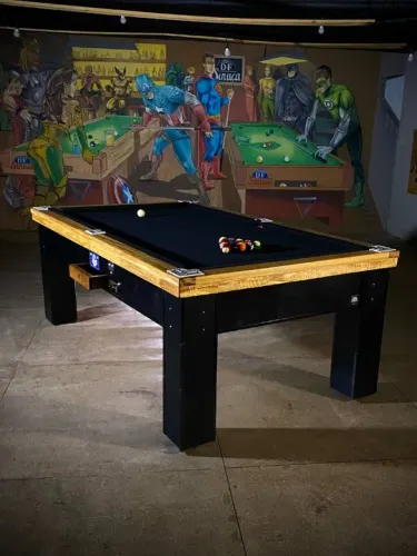 Mesa de sinuca - Linha comercial - Parcelamento em até 10x sem juros