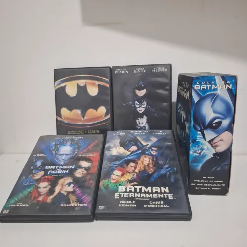 Coleção Batman em DVD - lançados entre 1989 e 1997,