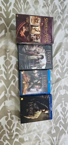 Coleção Senhor dos Anéis e Hobbit (DVD, Blu-Ray e 3D)