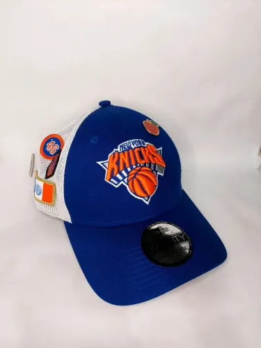 Boné New York Knicks azul/ branco - New era - 39thirty - Basquetebol  - Nba