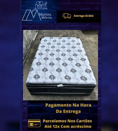 GRANDE PROMOÇÃO CAMA BOX NOBRE CASAL COM PILLOW ENTREGA GRATIS 