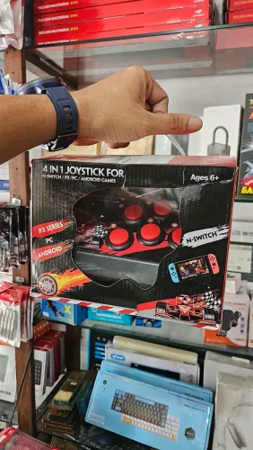 Joystick arcade station fight usb com fio pada consoles 