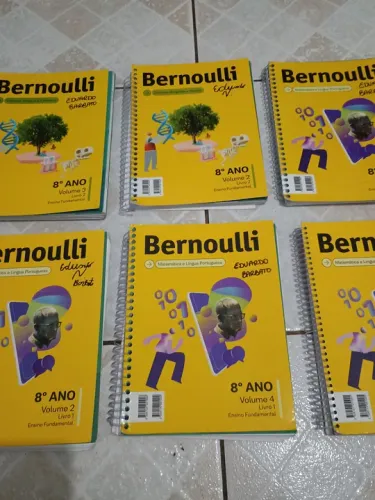 Livros didáticos Sistema Bernoulli 8 ano