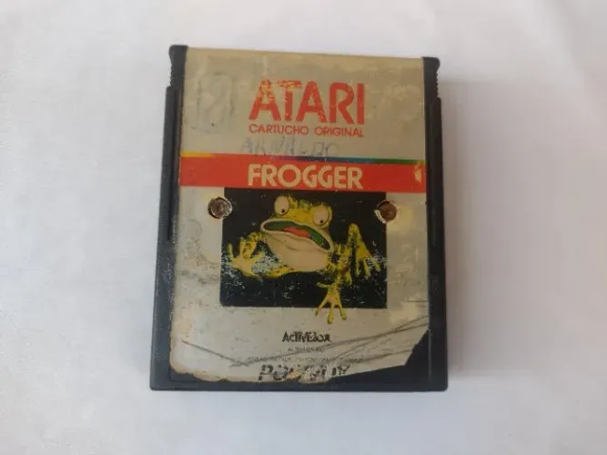 Frogger Atari - Cartucho Original Com Desgastes No Label