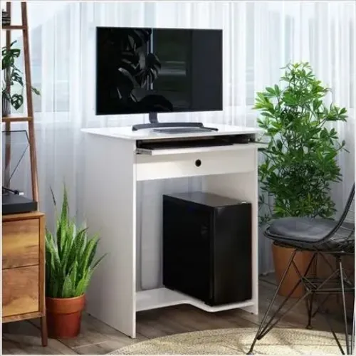 Mesa para Computador Escritório NOVA Branca c/Gaveta