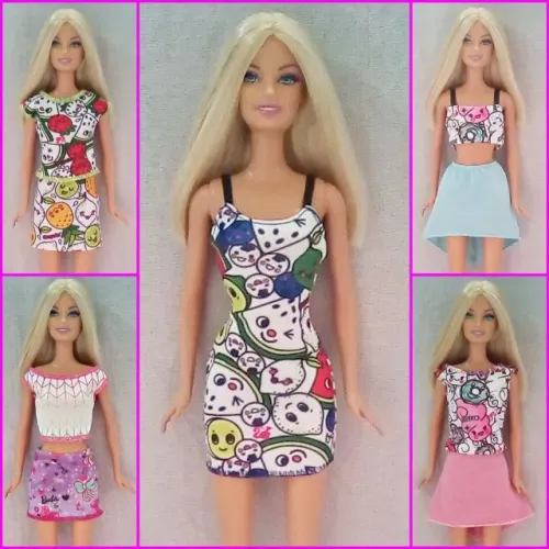 Roupas originais da Barbie Crayola