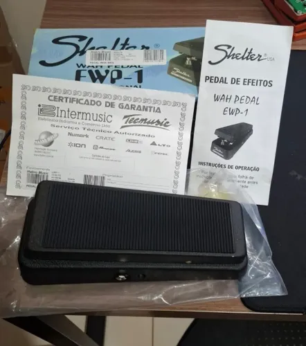 Pedal Wah Wah Shelter EWP-1 com caixa e manual - impecável