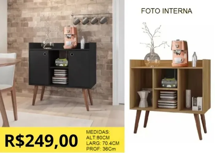 APARADOR CAFE A PRONTA-ENTREGA