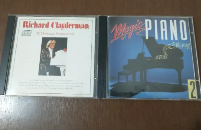 2 Cd's Richard Clayderman e Magic piano originais