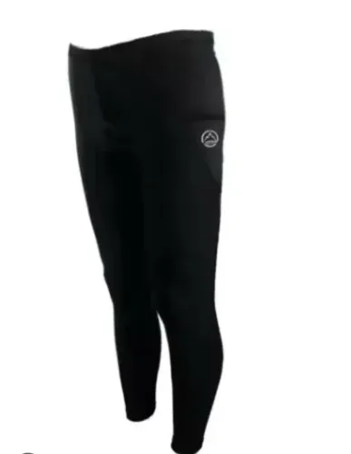 Calça de Ciclismo masculina Preta com Bolso Black Mountain M