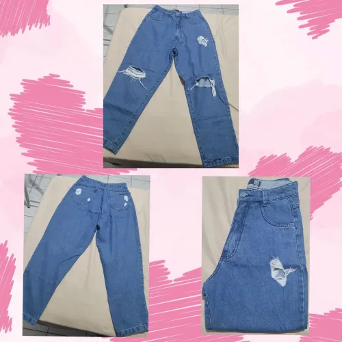 Calça Jeans Destroyed Feminina