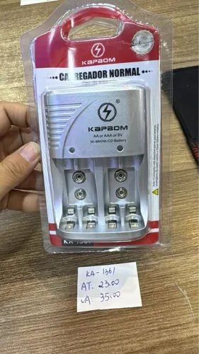 Carregador de Pilhas KAPAOM - Novo