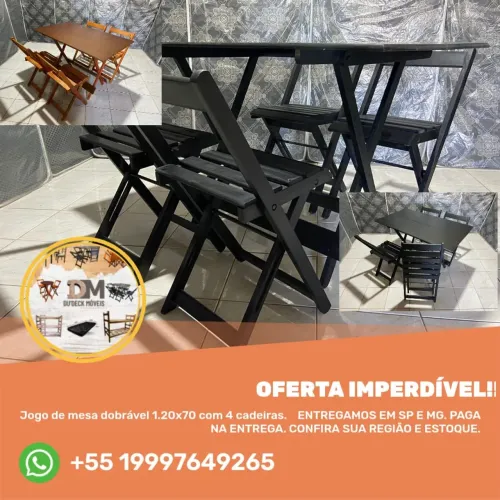 Mesa dobrável 1.20x70 atacado e varejo paga na entrega pelo whats