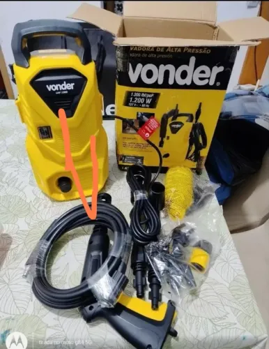LAVADORA DE ALTA PRESSÃO VONDER 1400W 7L/M 220V